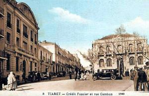Tiaret - Rue Cambon - Credit Foncier - 1940